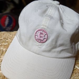 pink bruins hat